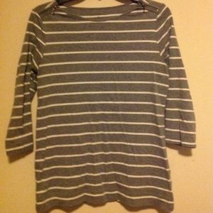 Lot of 2 Croft and Barrow 3/4 Length Sleeve Tops